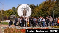 Бишкектеги сөз эркиндигине байланыштуу өткөн акция. (Архивдик сүрөт)