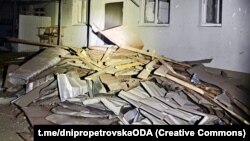 Наслідки обстрілу Нікополя, жовтень, 2022 року