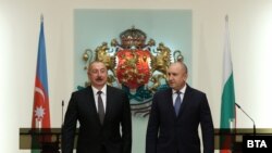 Predsednici Azerbejdžana i Bugarske Ilham Alijev i Rumen Radev