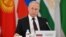 Russian President Vladimir Putin attends a CIS meeting in Astana on October 14.