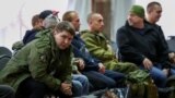 Reserviști ruși la un centru de recrutare de la Voljskyi, regiunea Volgograd r, 28 deptembrie 2022
