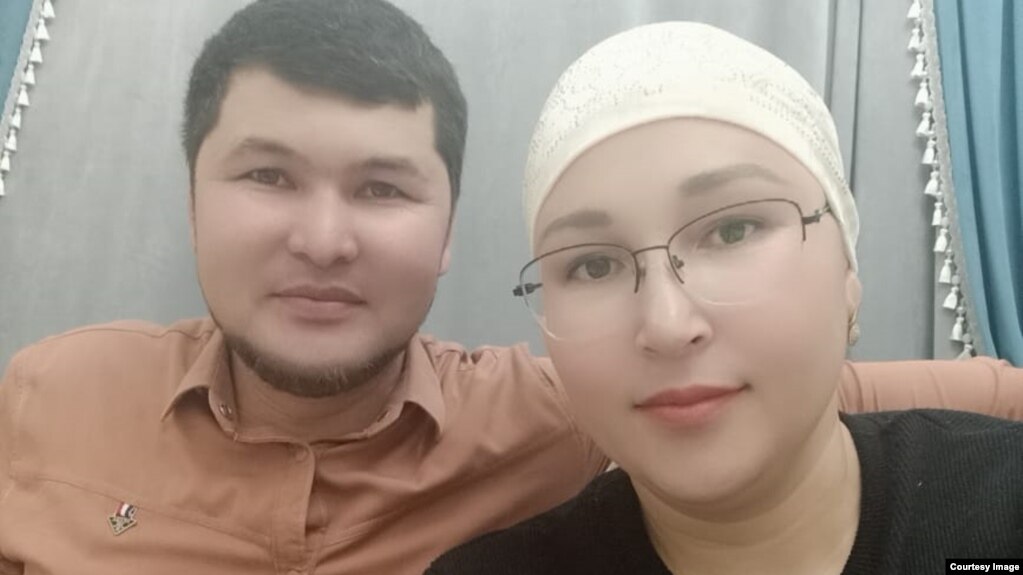 Обвиняемый в связи с Январскими событиями в Кызылорде Казбек Кудайбергенов и его жена Инкарим Султанова