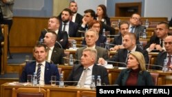 Parlament Crne Gore tokom diskusije o rebalansu budžeta, Podgorica, 28. septembar 2022.
