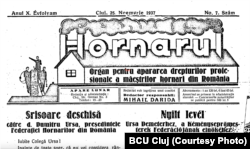 Revista Hornarul servea drept forum pentru exprimarea opiniilor coșarilor din România interbelică.