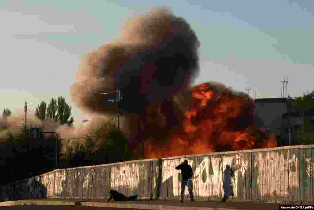 Взрыв в Киеве.17 октября