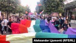 Deseti jubilarni Montenegro Pride, održan 8. oktobra 2022. godine. Foto: Aleksandar Ljumović 