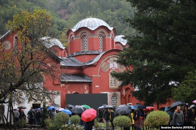 Patrikana e Pejës, ku u mbajt akti ceremonial i shugurimit të patriarkut të Kishës Ortodokse Serbe, Porfirije, 14 tetor 2022.