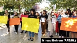 Protest protiv femicida u Mostaru (arhivska fotografija)