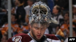 Russian ice hockey goaltender Semyon Varlamov (file photo)