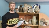 Кримськотатарський кераміст Рустем Скибін