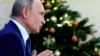 RUSSIA -- Russian President Vladimir Putin addresses his annual press conference via a video link at the Novo-Ogaryovo state residence outside Moscow, December 17, 2020