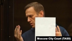 Олексій Навальний у суді. Москва, Росія. 2 лютого 2021 року 