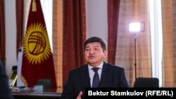 Акылбек Жапаров, Кыргызстандын Министрлер кабинетинин төрагасы.