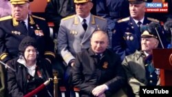 Президент России Владимир Путин на параде Победы 