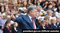 Petro Poroshenko în vizită la Harkov, 1 septembrie 2017