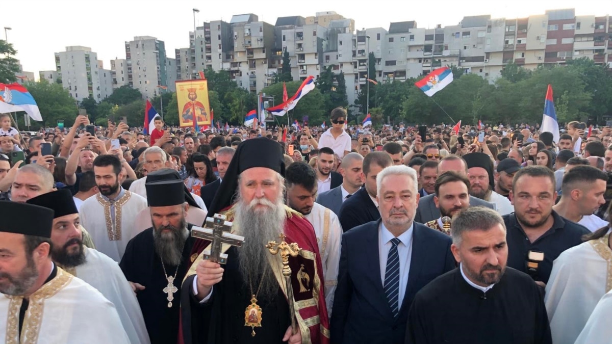 У Чорногорії протестували проти нового лідера Сербської православної церкви