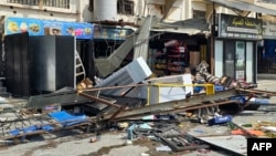 Locul unui atac israelian asupra orașului libanez Tyr. 19 martie 2026.