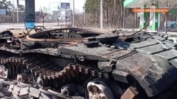 Київщина:Тероборона підірвала російський танк (відео)