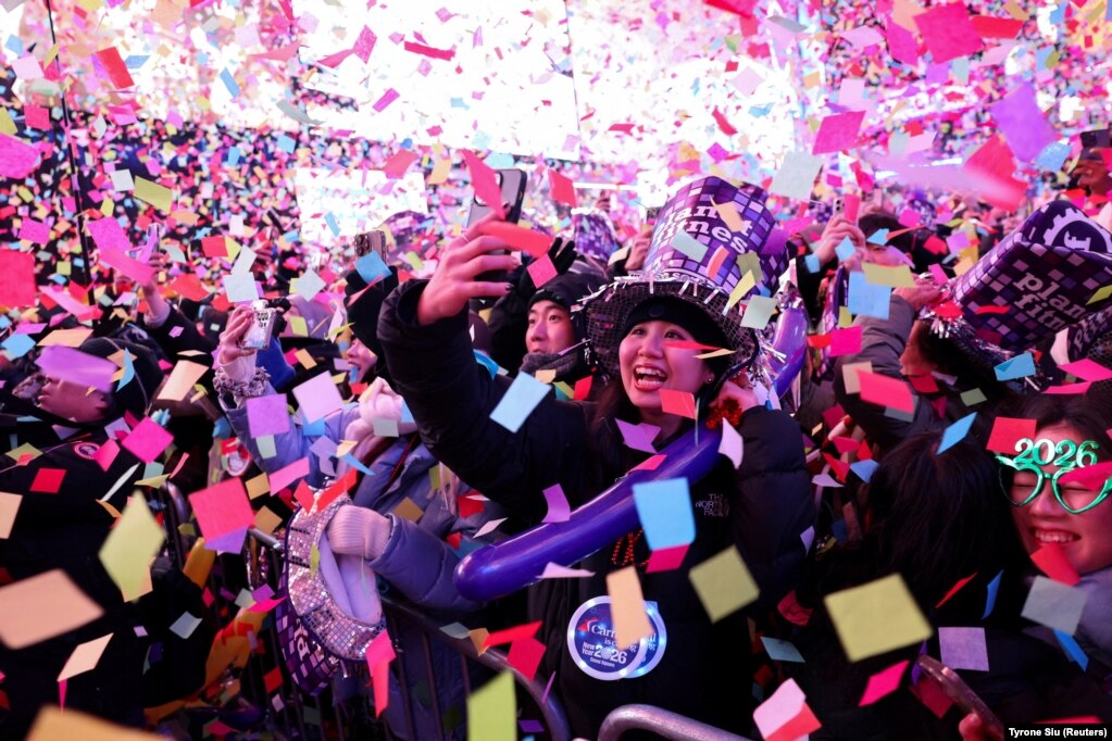Festimet në Qytetin e Nju Jorkut më 1 janar 2026.