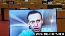 Російський опозиційний політик Олексій Навальний, виступ у Європарламенті, кінець листопада 2020 року