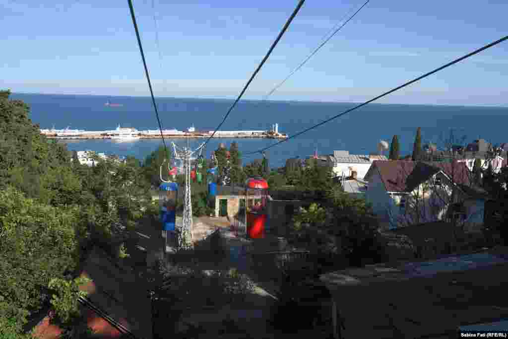 Ialta, Crimeea 2016. Gondola orașului