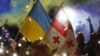 День независимости Украины – акция-перформанс в Тбилиси