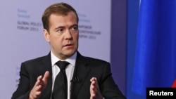 Рускиот претседател Дмитри Медведев