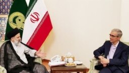 دیدار محمد باقری، رئیس ستاد کل نیروهای مسلح با ابراهیم رئیسی.