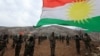 Borci iranskih Kurda iz Partije slobode Kurdistana na obuci u bazi na periferiji Erbila, u iračkom Kurdistanu, 12. februar 2026.