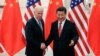 Presidenti amerikan, Joe Biden dhe homologu i tij kinez, Xi Jinping. Fotografi nga arkivi.