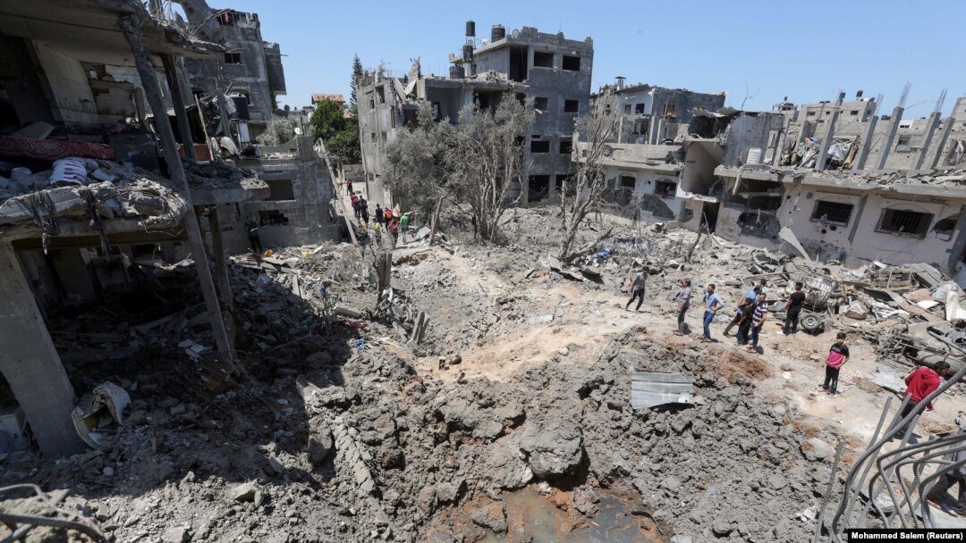 Fâșia Gaza, 14 mai, 2021