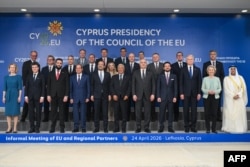 European and Middle East leaders met in Cyprus on April 24 to discuss the war in Iran.