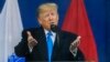 U.S. -- President Donald Trump speaks at New York City's 100th annual Veterans Day parade, Monday, Nov. 11, 2019, in New York