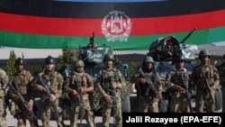 آرشیف - شماری از نیروهای اردوی ملی پیشین افغانستان