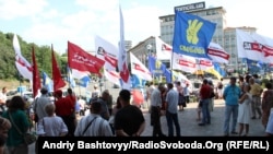 Акцыя ў абарону ўкраінскай мовы ў кіеве