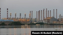 A general view of Abadan oil refinery in southwest Iran, where workers have been protesting in Recent months. FILE PHOTO