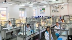 A laboratory worker reportedly accidentally broke a test tube containing pneumonic-plague bacteria on while working at the institute in Irkutsk, Siberia. 