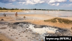 Озеро Мойнаки, Крым, июль 2021 года