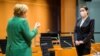 Тихановська каже, що Меркель питала її при зустрічі, чи розуміє вона українську