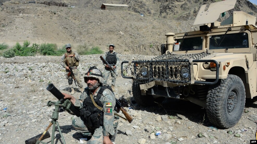 It says Afghan security forces have "not yet been capable of securing all of Afghanistan and has lost territory to the insurgency."