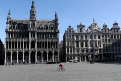 Центральна площа Брюсселя, Бельгія, після запровадження карантину. 18 березня 2020 року