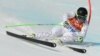 U.S. skier Andrew Weibrecht in action during the men&#39;s alpine skiing Super-G competition. Weinbrecht won silver. (epa/Justin Lane)