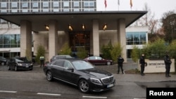 Отель InterContinental в Женеве, где 17-18 февраля проходили переговоры Украины, России и США