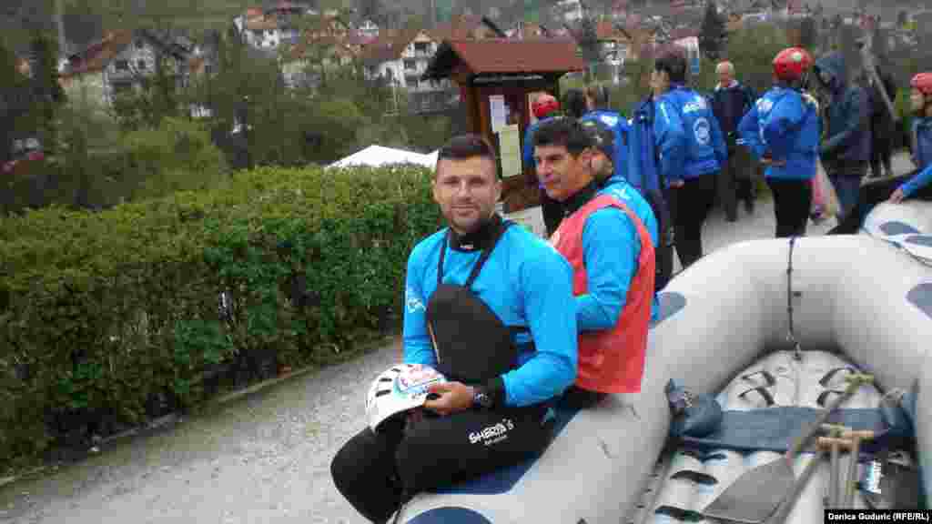 Gosti rafting kupa iz Banja Luke (BiH).