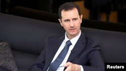 Moscow's strategy has been very clear: to insist that the government of Bashar al-Assad (pictured) is a natural and key player in the "fight against terror."