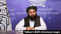 The Taliban's interim foreign minister, Amir Khan Muttaqi, has been granted an exemption from a UN travel ban to attend the talks. (file photo)