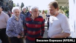 Христо Илиев-Чарли, Джеки Стоев и Неделчо Костадинов (отляво надясно)