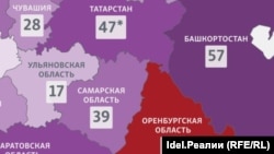 Сколько мужчин из регионов Поволжья умерло на войне с Украиной?
