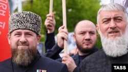 Рамзан Кадыров и Адам Делимханов (справа)