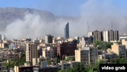 Sulmet izraelite në Teheran të Iranit më 18 qershor 2025. 